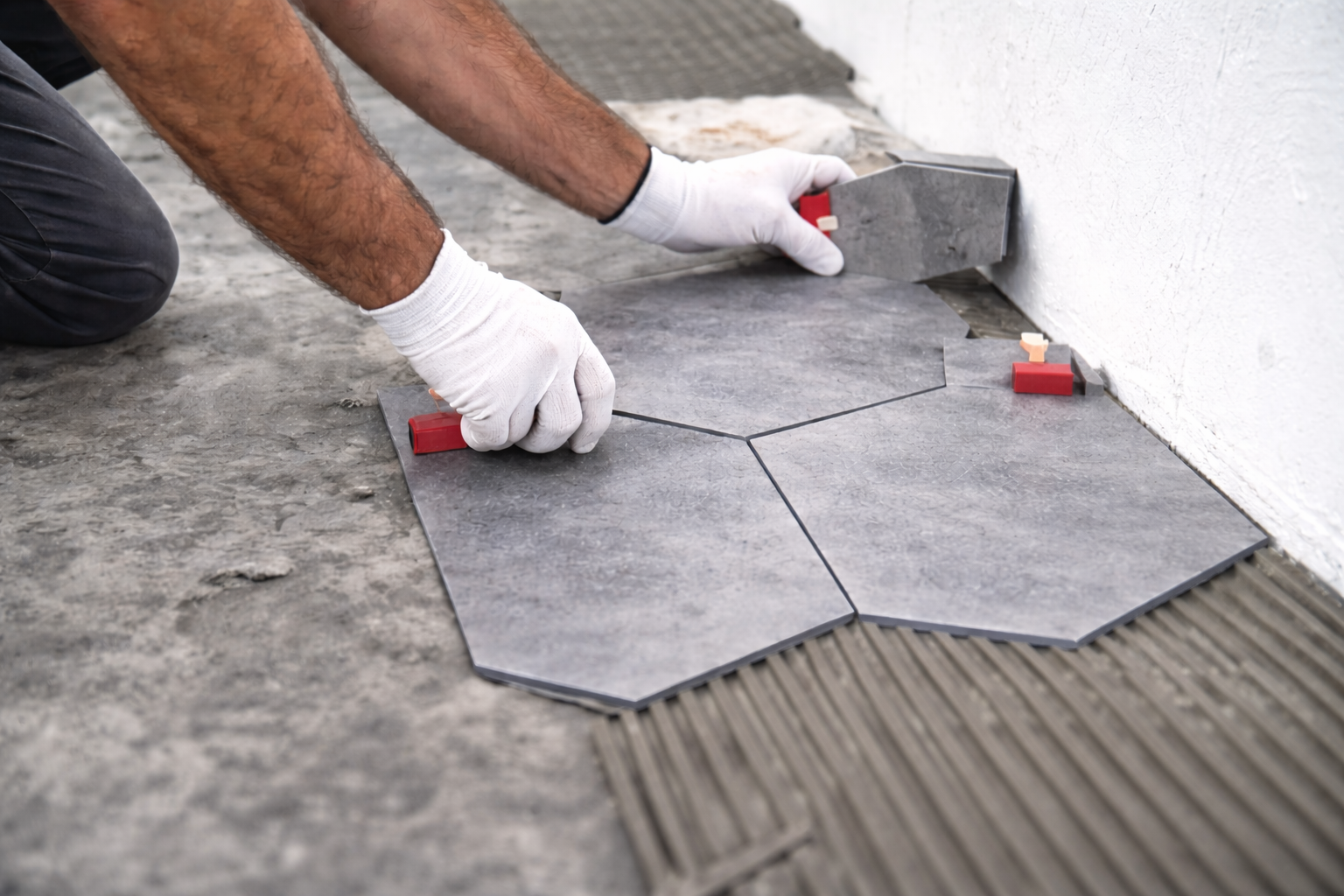 floor and wall tile works